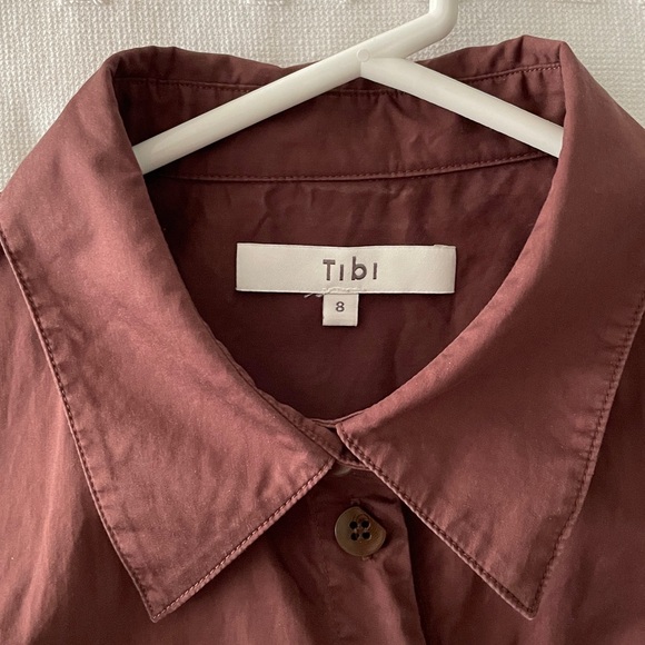 Tibi Lightweight Cotton Sateen Shirtdress - Picture 9 of 12